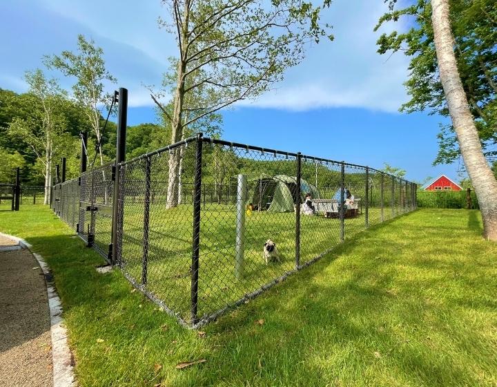 北広島かえるキャンプ場のドッグサイト